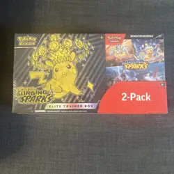 Pokemon TCG Surging Sparks ETB + Booster Bundle - Costco Pack, Sealed - Image 1