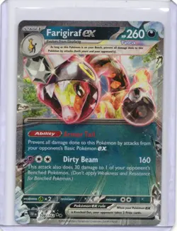 Farigiraf ex Pokemon Temporal Forces Holofoil Double Rare 108/162 - Image 1