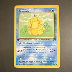 Pokemon Psyduck 65/82 Team Rocket 1st Edition Basic HP50 Common Regular - Image 1