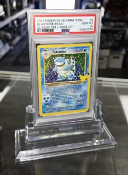 BLAS-TASTIC 2021 POKEMON Celebrations Classic #2 Blastoise Holo PSA 10 Gem MINT! - Image 1