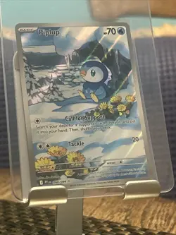 2025 POKEMON PHANTASMAL FLAMES #098/094 PIPLUP ILLUSTRATION RARE 98/094 NM - Image 1