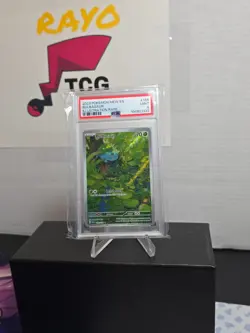 PSA 9 MINT | Pokemon TCG | Bulbasaur | 151 166/165 | Illustration Rare - Image 1