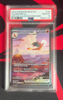 2023 Pokemon Scarlet & Violet 151 Charizard ex #199/165 PSA 10 199/165 - Image 1