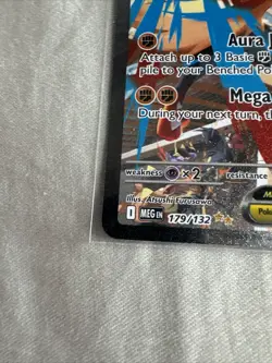 Mega Lucario ex - 179/132 - SIR - Mega Evolutions - Pokemon - NM/M - Image 4