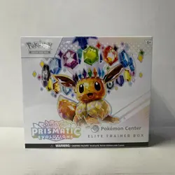 Pokemon Prismatic Evolutions Pokemon Center ETB Elite Trainer Box Factory Sealed - Image 1