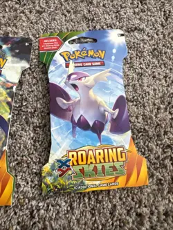 Lot Of 3 Packs Pokemon XY Roaring Skies Sleeved Booster Pack Factory Sealed - Image 4