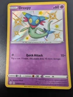 Dreepy SV060/SV122 Shining Fates: Shiny Vault Holo Pokemon TCG - NM - Image 4