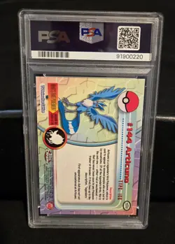 2000 Topps Chrome Articuno Pokemon T.V. #144 PSA Gem Mint 10 - Image 2
