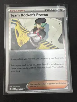 Team Rocket's Proton 208/217 Reverse Holo Pokemon TCG Ascended Heroes - Image 1