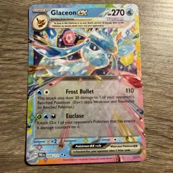 Glaceon ex 026/131 Double Rare Prismatic Evolutions Pokemon TCG - Image 1