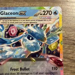 Glaceon ex 026/131 Double Rare Prismatic Evolutions Pokemon TCG - Image 4