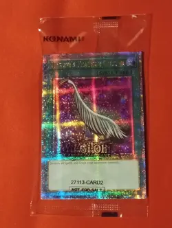 Yu-Gi-Oh! Harpie's Feather Duster EDC1-EN001 Quarter Century Secret Rare -Sealed - Image 1