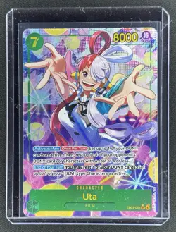 One Piece English EB03-061 Uta SEC AA Heroines Edition Secret Rare Alt Art - Image 3