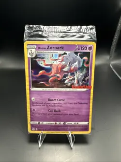Pokemon Hisuian Zoroark - 076/196 - GameStop Promo Rare Card - Sealed - Image 2