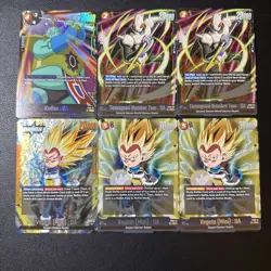Dragon Ball Super Card Game - 6 Card Lot - SR/L/C - Image 1