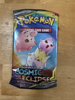 Pokemon Trading Card Game Sun & Moon Cosmic Eclipse Booster Pack 820650805899 - Image 1