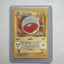 Electrode 18/64 Jungle Rare Pokemon Card Non-Holo LP/MP Condition - Image 1