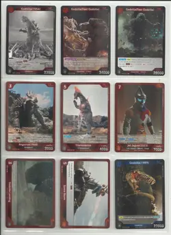2025 TCG Godzilla vs. Godzilla Card Game COMPLETE SET of 18 "Rare" R Foil Cards - Image 2