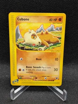 Cubone 103/165 - NON-HOLO - Expedition - 2002 E-READER - WOTC Pokemon Card - - Image 1