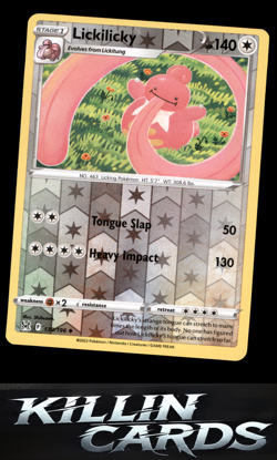 Reverse Holofoil Lickilicky 139/196 Pokemon Uncommon SWSH11: Lost Origin Card NM - Image 1