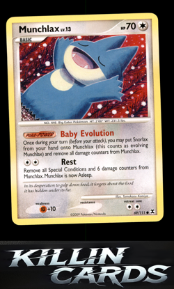Munchlax (69) 69/111 Pokemon Common Rising Rivals Card LP - Image 1