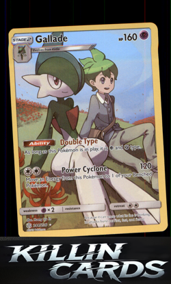 Gallade (Secret) 244/236 Pokemon Secret Rare SM - Cosmic Eclipse Card NM - Image 1