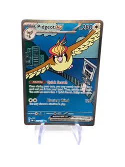 Pokemon TCG Card Pidgeot ex 225/197 Obsidian Flames Special Illustration - NM - Image 1