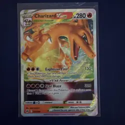 Pokemon TCG Charizard VSTAR Crown Zenith Holo Ultra Rare Card 019/159 - Image 1