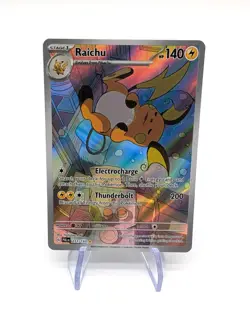Pokemon TCG Raichu Card Paldea Evolved Illustration Rare Card 211/193 NM - Image 1