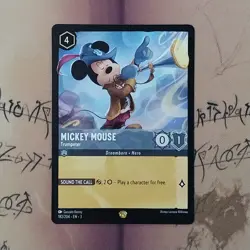 Disney Lorcana Card, Mickey Mouse Trumpeter 182/204 Series 3 Regular NM - Image 1