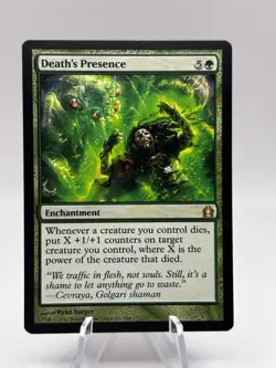 Death's Presence 121/274 Return to Ravnica RTR MTG LP - Image 1