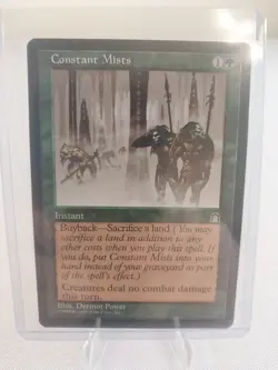Vintage MTG Magic the Gathering Constant Mists Stronghold NM - Image 1