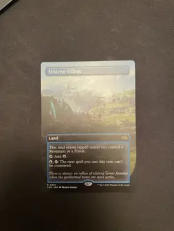 Mistrise Village (Borderless) Tarkir: Dragonstorm Regular LP - Image 1