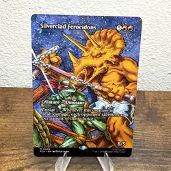 Silverclad Ferocidons - Source Material - Teenage Mutant Ninja Turtles - MTG- NM - Image 1