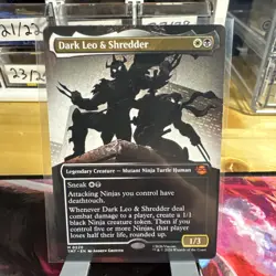 Dark Leo & Shredder (Borderless) Teenage Mutant Ninja Turtles Regular - Image 1