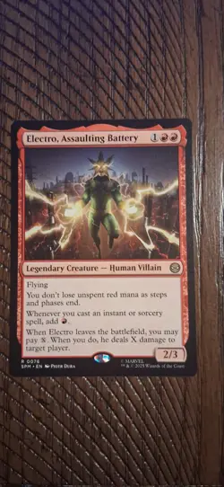 Electro, Assaulting Battery MTG Marvel's Spider-Man - Image 1