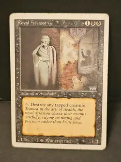 Mtg 💥 Royal Assassin 💥 Revised Edition LP/MP 🌟RARE🌟 Magic the Gathering - Image 1