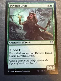 Devoted Druid Streets of New Capenna Commander NM MTG - Image 1