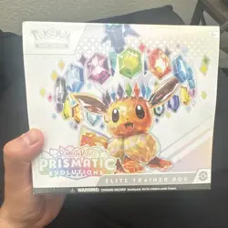 Pokemon Scarlet & Violet Prismatic Evolutions Elite Trainer Box TCG Eevee - Image 1