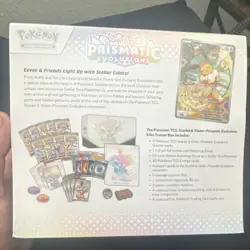 Pokemon Scarlet & Violet Prismatic Evolutions Elite Trainer Box TCG Eevee - Image 2