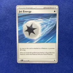Pokemon TCG Jet Energy Scarlet & Violet - Paldea Evolved 190/193 Card - NM - Image 1