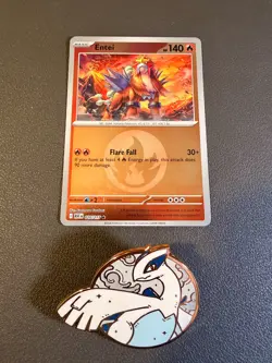 Entei ASC 025/217 Energy Reverse Holo Pokemon TCG NM - Image 1