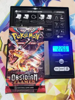 VERY HEAVY! 22.66 Gram Obsidian Flames Pokemon TCG Factory Sealed Booster Pack! - Image 1