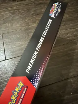 Pokemon TCG Prismatic Evolutions Premium Figure Collection Box - Small Rip - Image 3