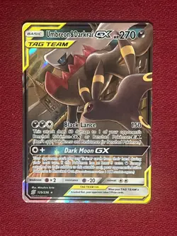 Umbreon & Darkrai GX 125/236 SM Unified Minds Pokemon 2019 NM+ - Image 1