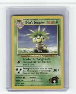 Erika's Exeggutor Gym Heroes Uncommon Pokemon Near Mint or Better - Image 1