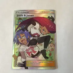 Pokemon Jessie & James 68/68 Ultra Rare Full Art Holo Trainer Hidden Fates EN - Image 1