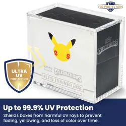 TCG Protector Acrylic Case for Pokemon ETB | Magnetic Closure | UV Protection - Image 3