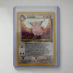 Clefable 17/64 - Pokemon Jungle Unlimited, Non-Holo Rare - MP - Image 1