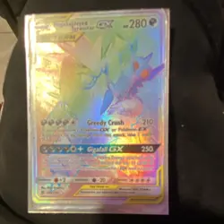 The Pokemon Company Mega Sableye & Tyranitar GX SM-Unified Minds Secret Rare Ho… - Image 1